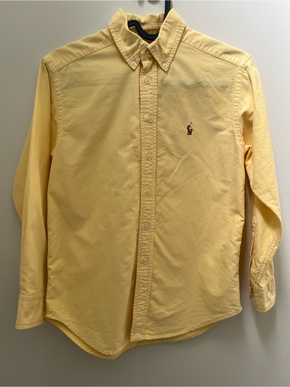 Ralph Lauren Yellow Button-Down Polo Shirt - Boys
